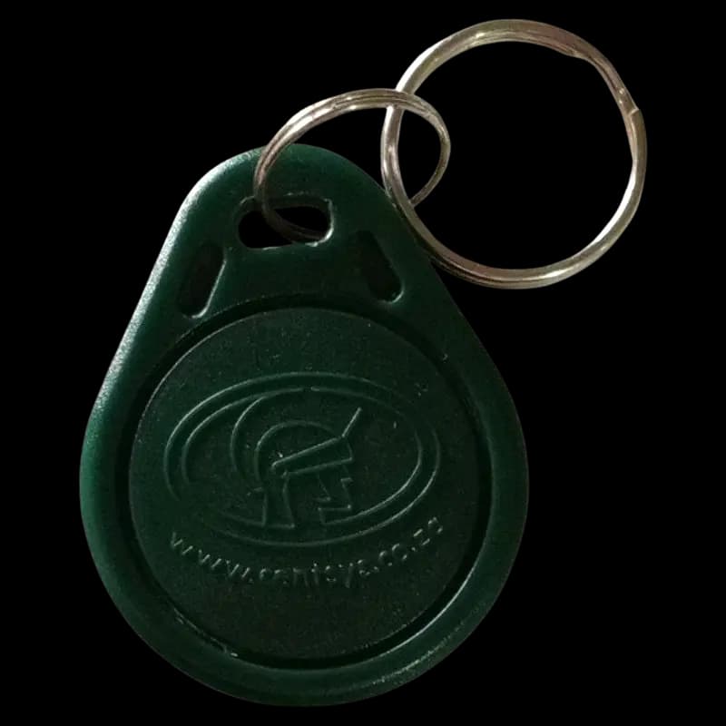 Green Keyring Tag - ZAPTAG01V2P (#1)